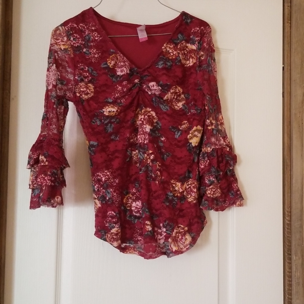 A lace top